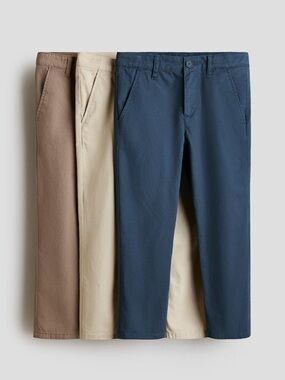 H&M Chino Pants Khaki Beige Navy / boys size / NWT